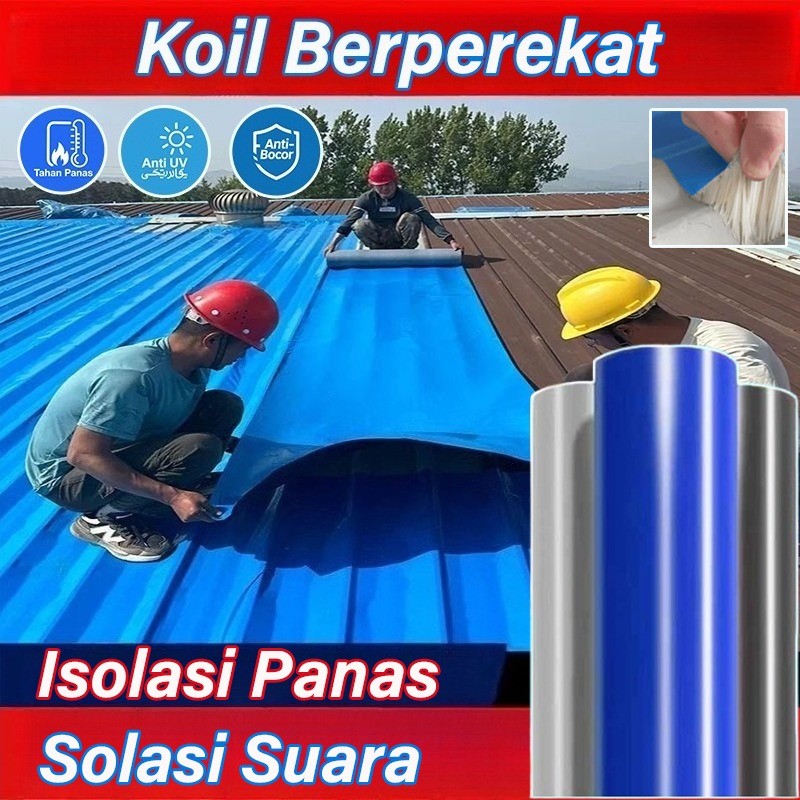 5M Premium Self Adhesive Waterproofing Membrane Pelapis Atap Beton Anti Bocor Anti UV Tahan Panas & Tahan Air Sticker