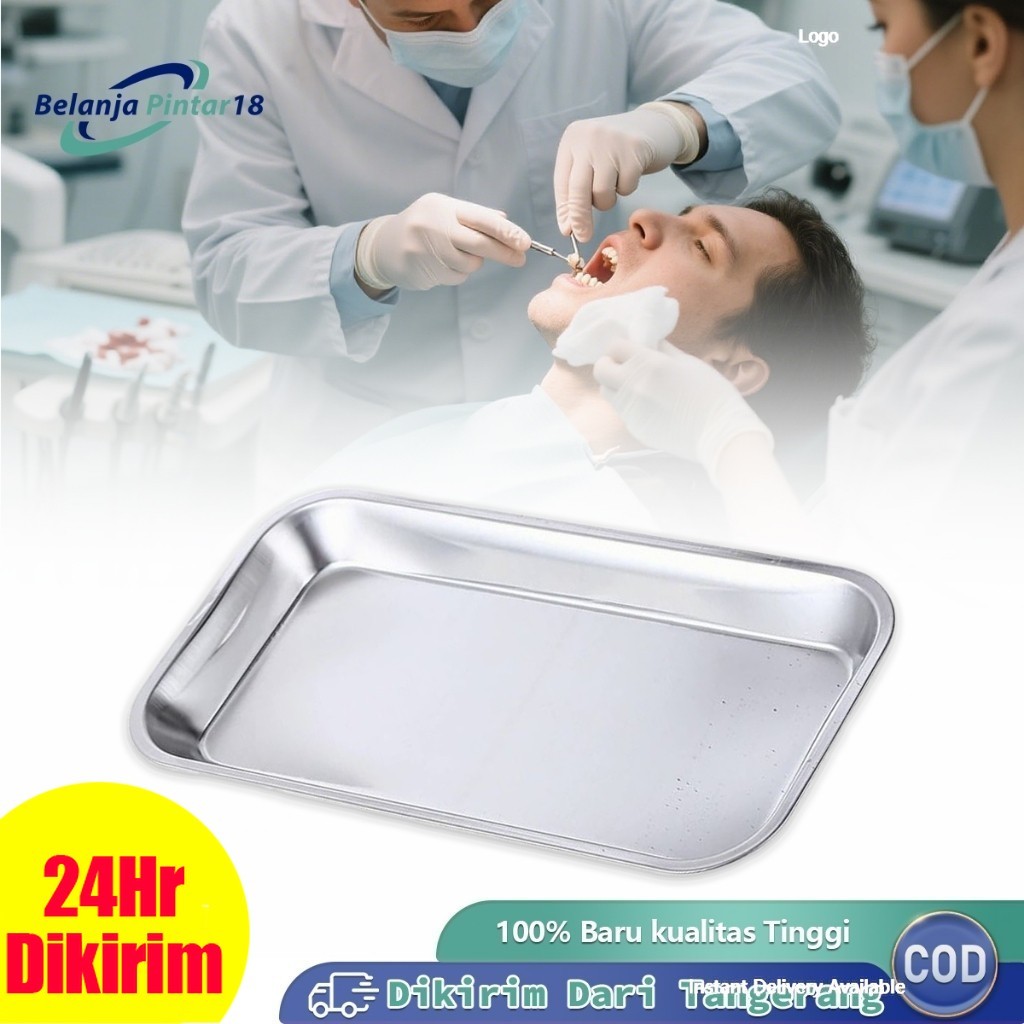 Jual Dental Tray Instrumen Tray Datar Nierbeken Nampan Baki Instrument ...