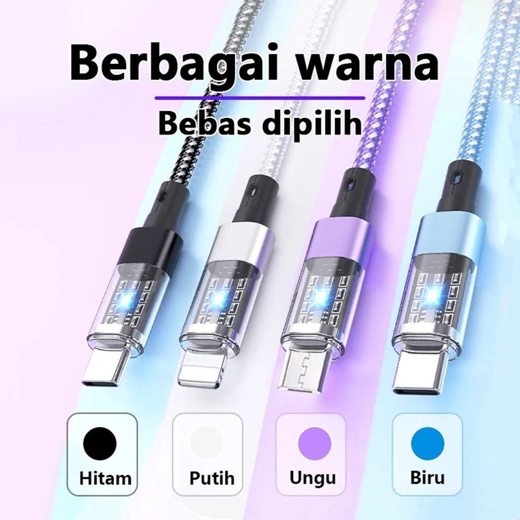 Jual Kabel Data 120W Fast Charging Type C Cable For Android Cable Data ...