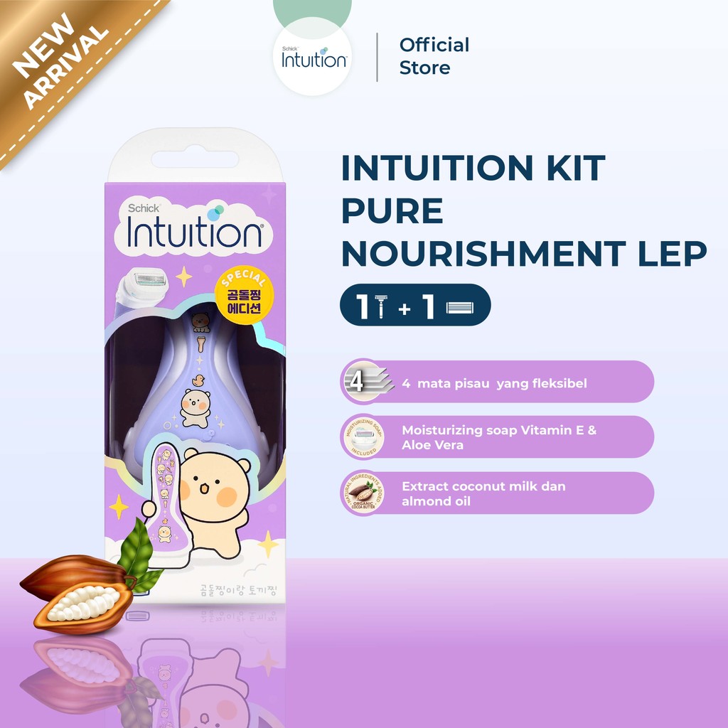 Jual Schick Intuition Kit Pure Nourishment LEP | Shopee Indonesia