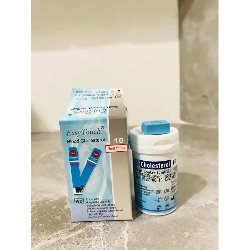 [HARGA PER 1 STRIP] EASY TOUCH BLOOD CHOLESTEROL