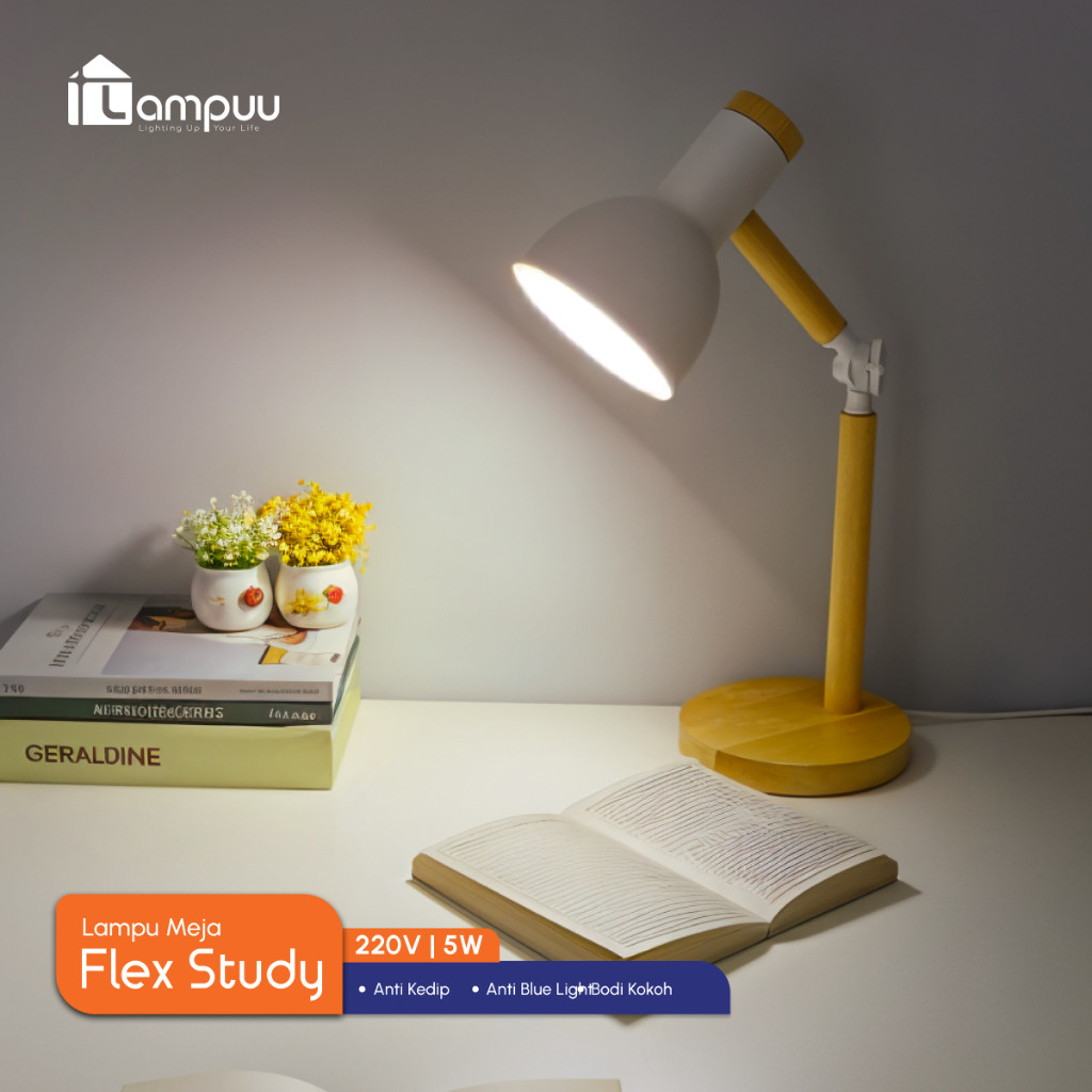 Jual Lampu Meja Kayu Solid Nordik - Desain Minimalis Amerika & Estetika ...