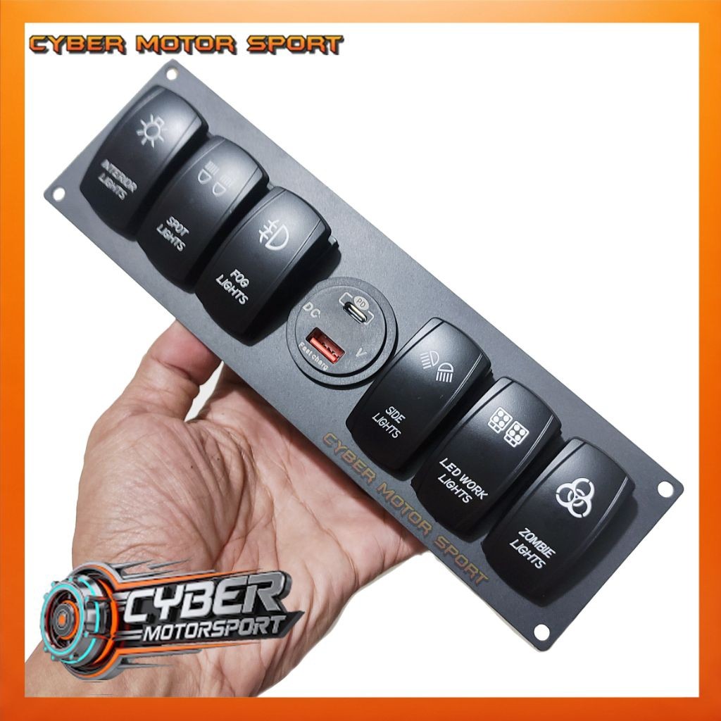 Jual charger dashboard panel mobil 12v 24 volt universal usb charger ...