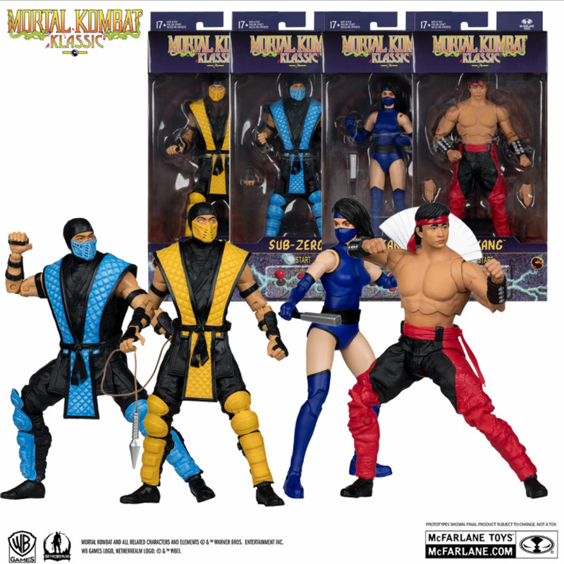 McFarlane Mortal Kombat figures revealed: Lui Kang, Sub Zero, Scorpion