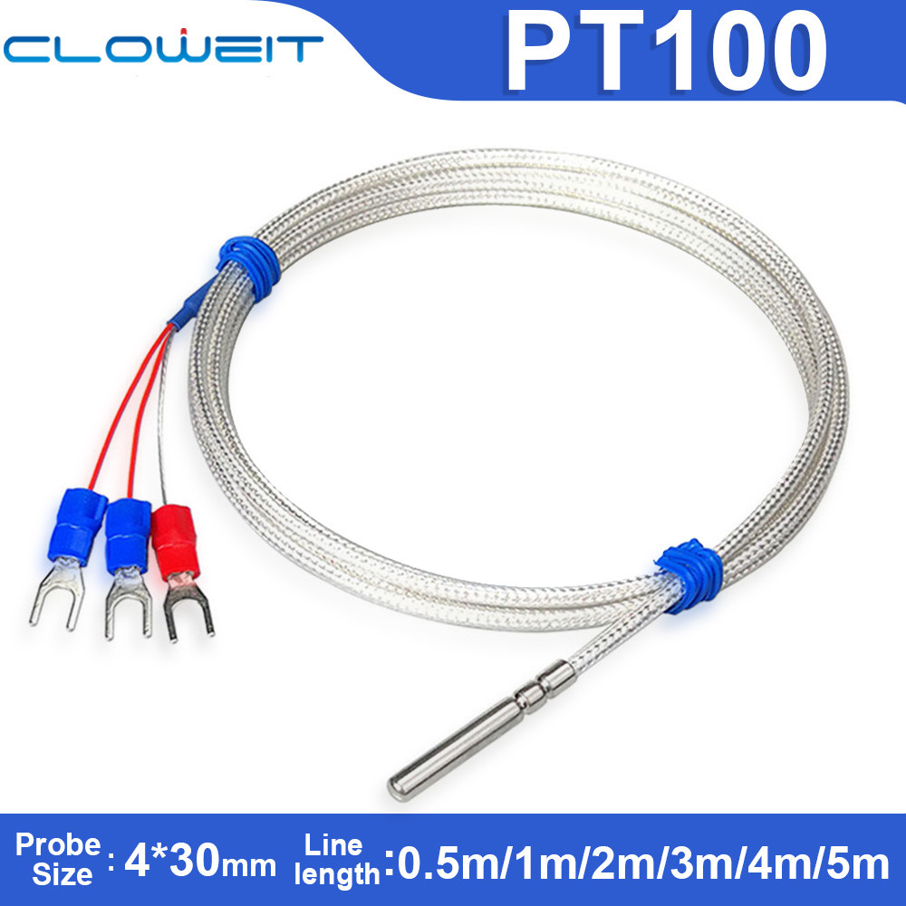 Jual PT100 Temperature Sensor Stainless Steel Thermocouple with 0.5/1/2 ...
