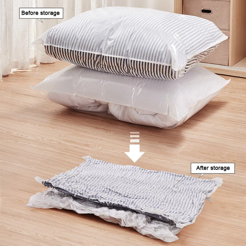 TaffPACK Kantong Plastik Pakaian Vacuum Compression Bag 12PCS - WH021