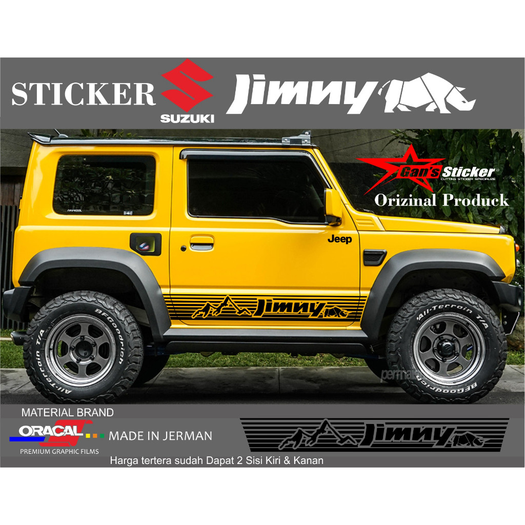 Jual GNSticker sticker suzuki jimny aksesories szuki jimny | Shopee ...
