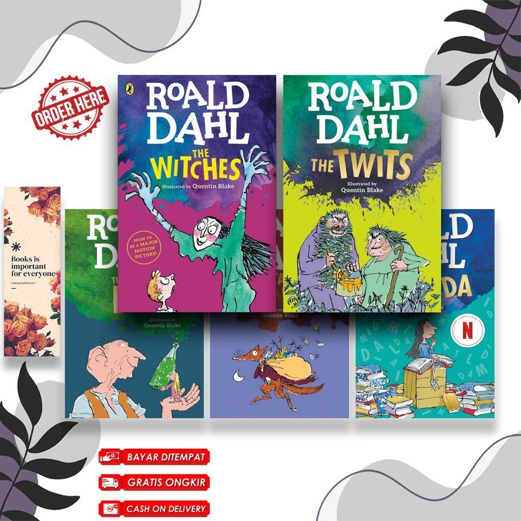 Jual Roald Dahl Collection 16 Books Box Set ( English ) | Shopee Indonesia