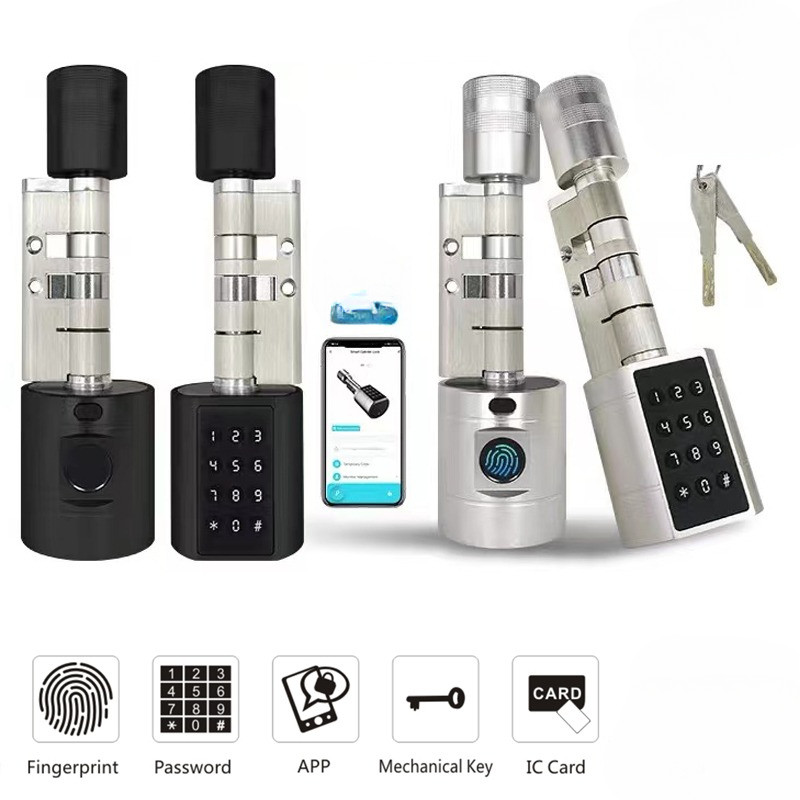 Fresh Look at Jual Tuya App Fingerprint Cylinder Electronic Smart Door Lock Digital