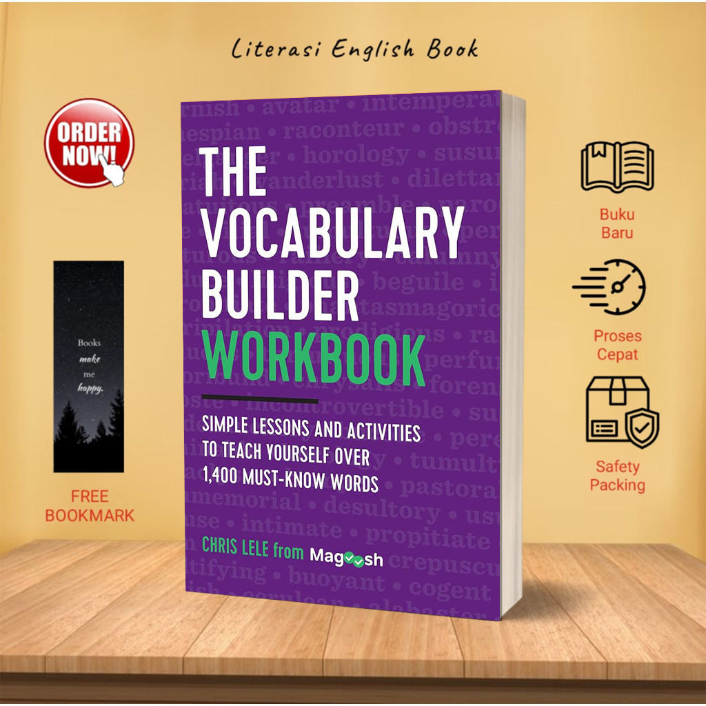 Jual The Vocabulary Builder Workbook: Simple Lessons and Activities to ...
