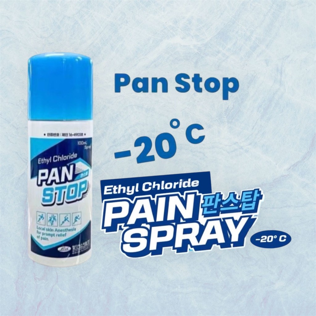 Jual Ethyl Chloride Pan Stop Spray 100 ML Pereda Nyeri Otot | Shopee ...