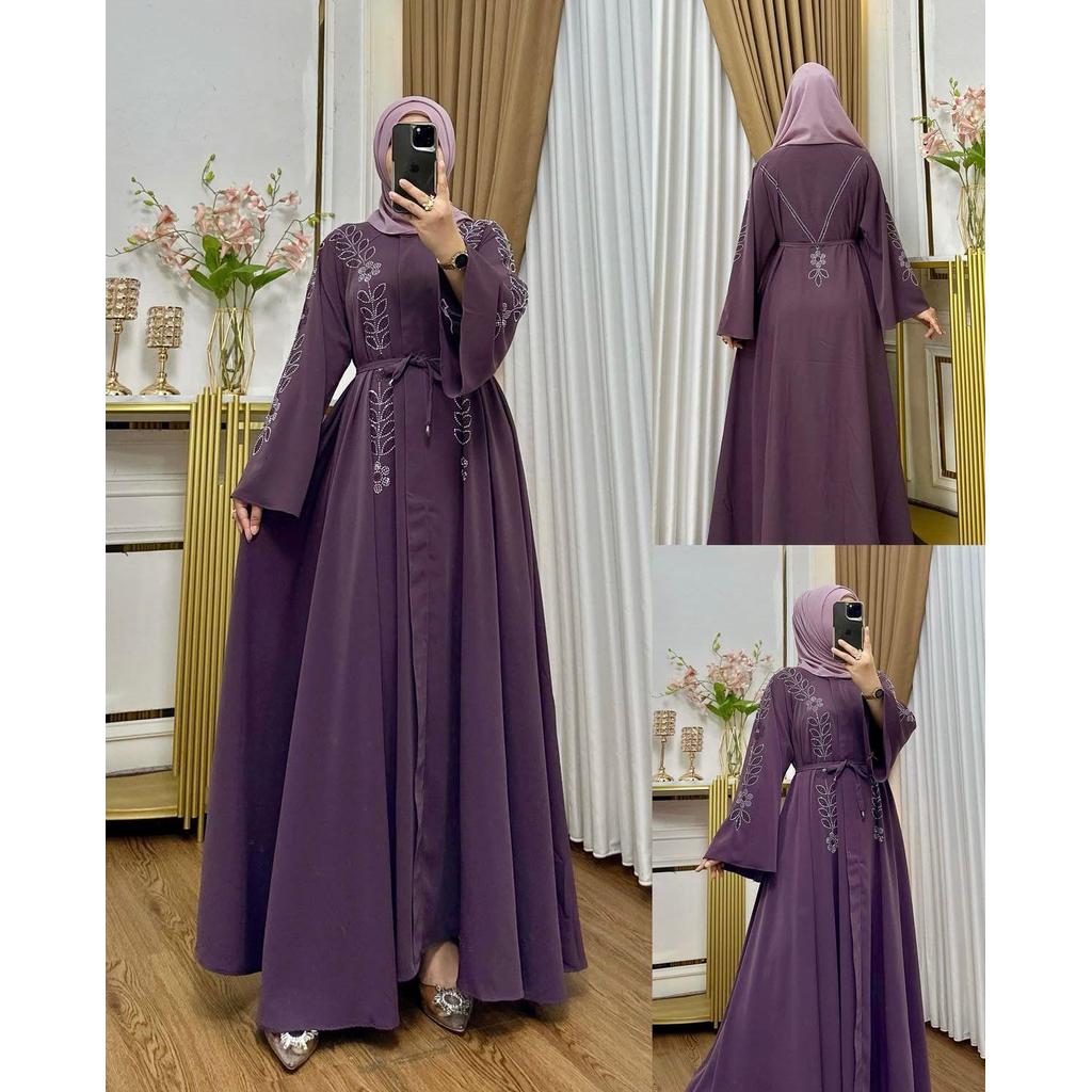 Rizkya abaya baju abaya perempuan terbaru baju gamis mewah abaya turkey premium abaya remaja stylish