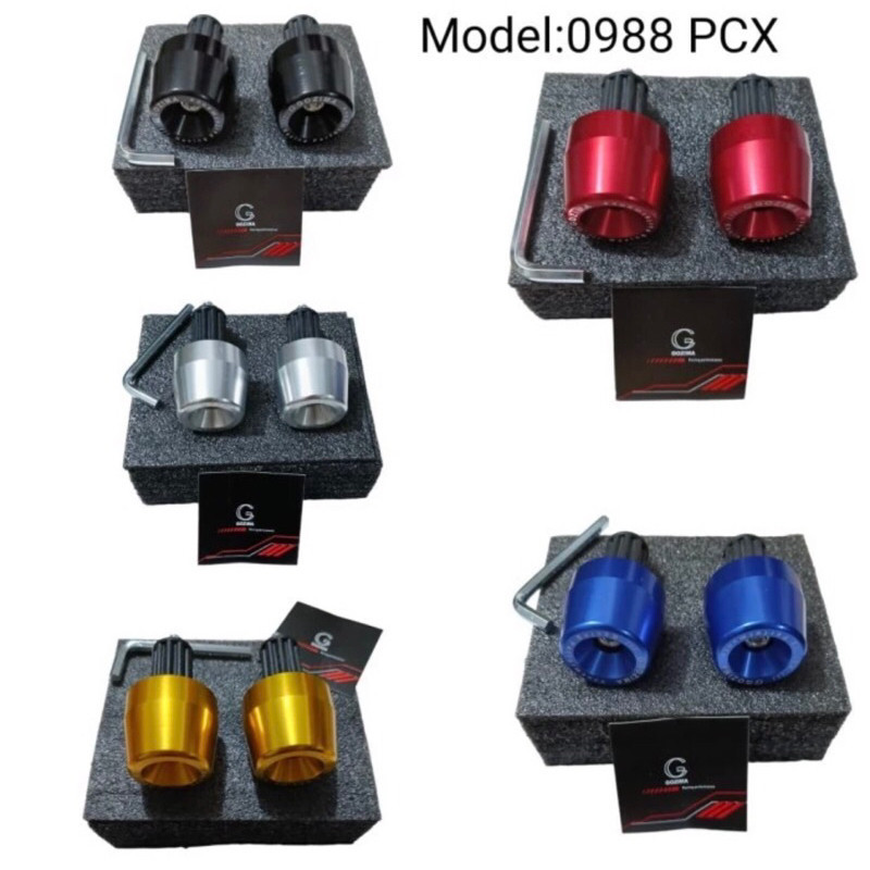 Jual Jalu Stang Bar End jalu Stang gozima Model PCX -0988 Original CNC ...