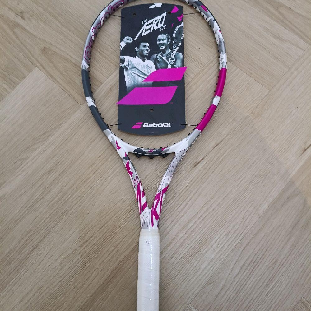 Jual Babolat evo aero pink lite raket tenis pink putih babolat racket ...