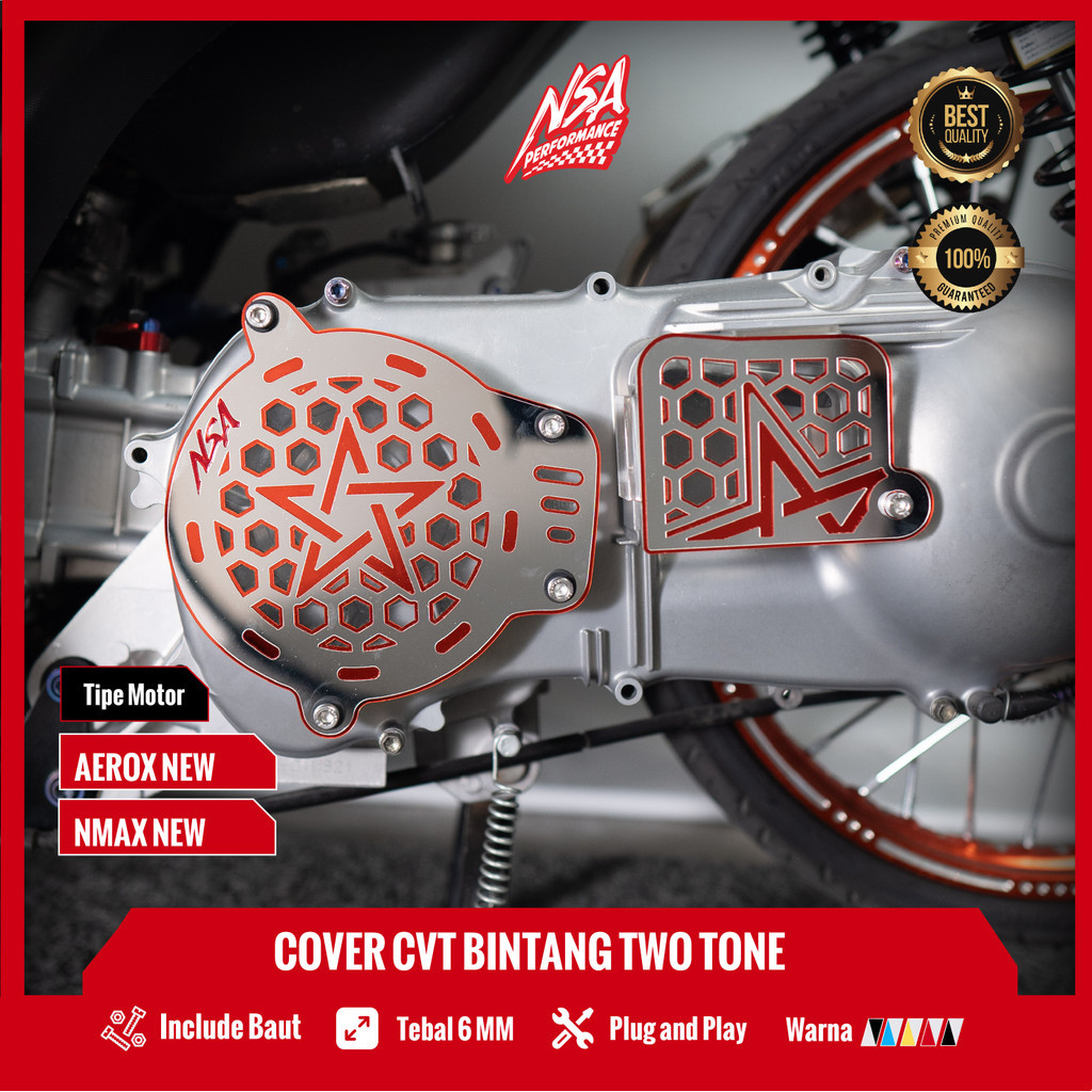 Jual Atelier Automobile Engine NSA COVER CVT BINTANG TWO TONE SERIES ...