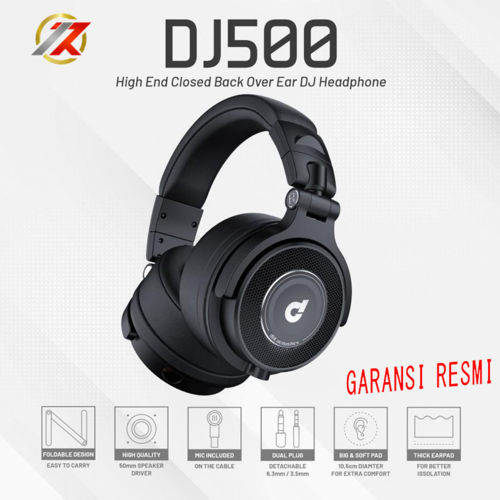 Jual dbE DJ500 High End Closed Back Over Ear DJ Headphone | Shopee ...