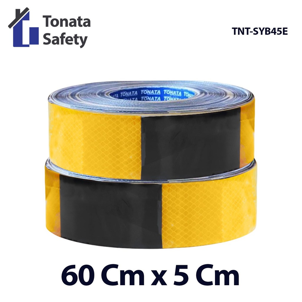 Jual Tonata Scotlight Sticker Pemantul Cahaya Kuning Hitam 60cm ...