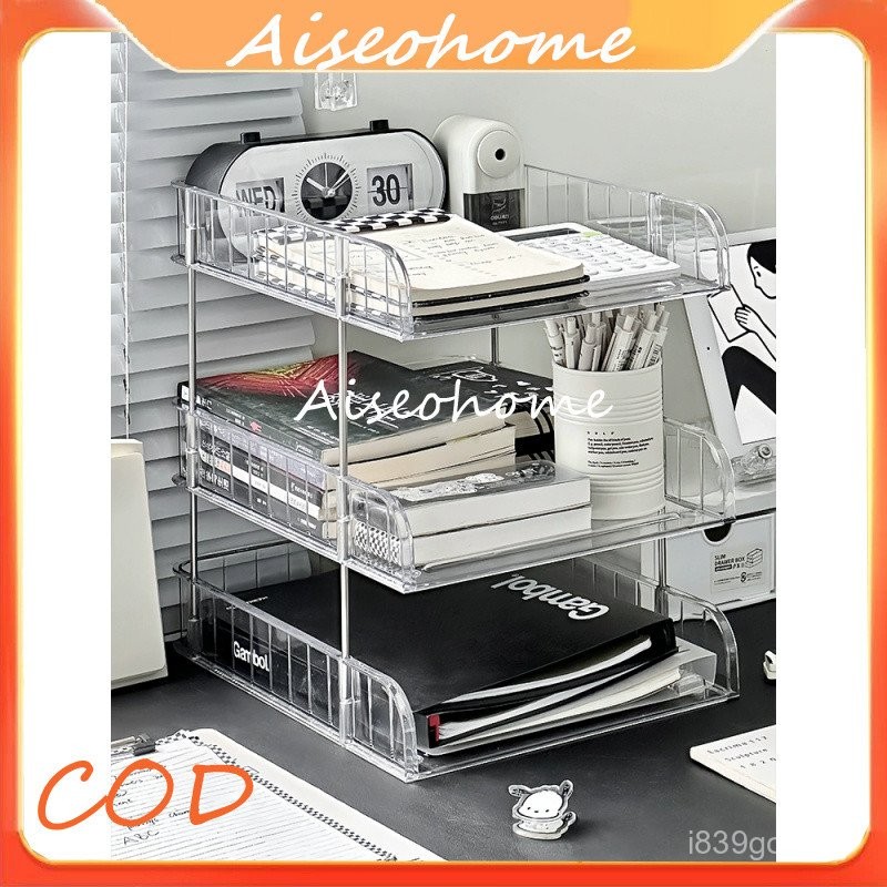 Jual COD Rak Dokumen Rak Kertas Stationary Rak Susun Rak Meja Stackable ...
