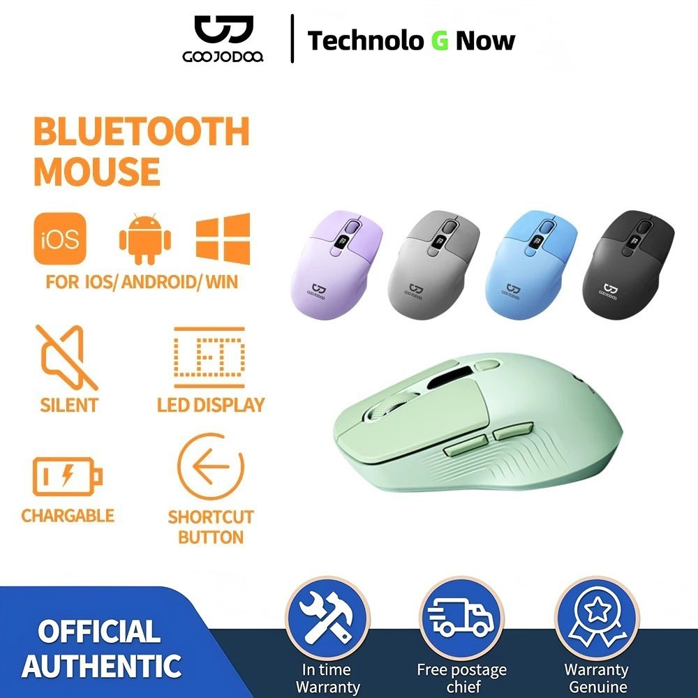 Jual TECHNEST Goojodoq Triple Connectivity Mouse 2.4GHz & Dual ...