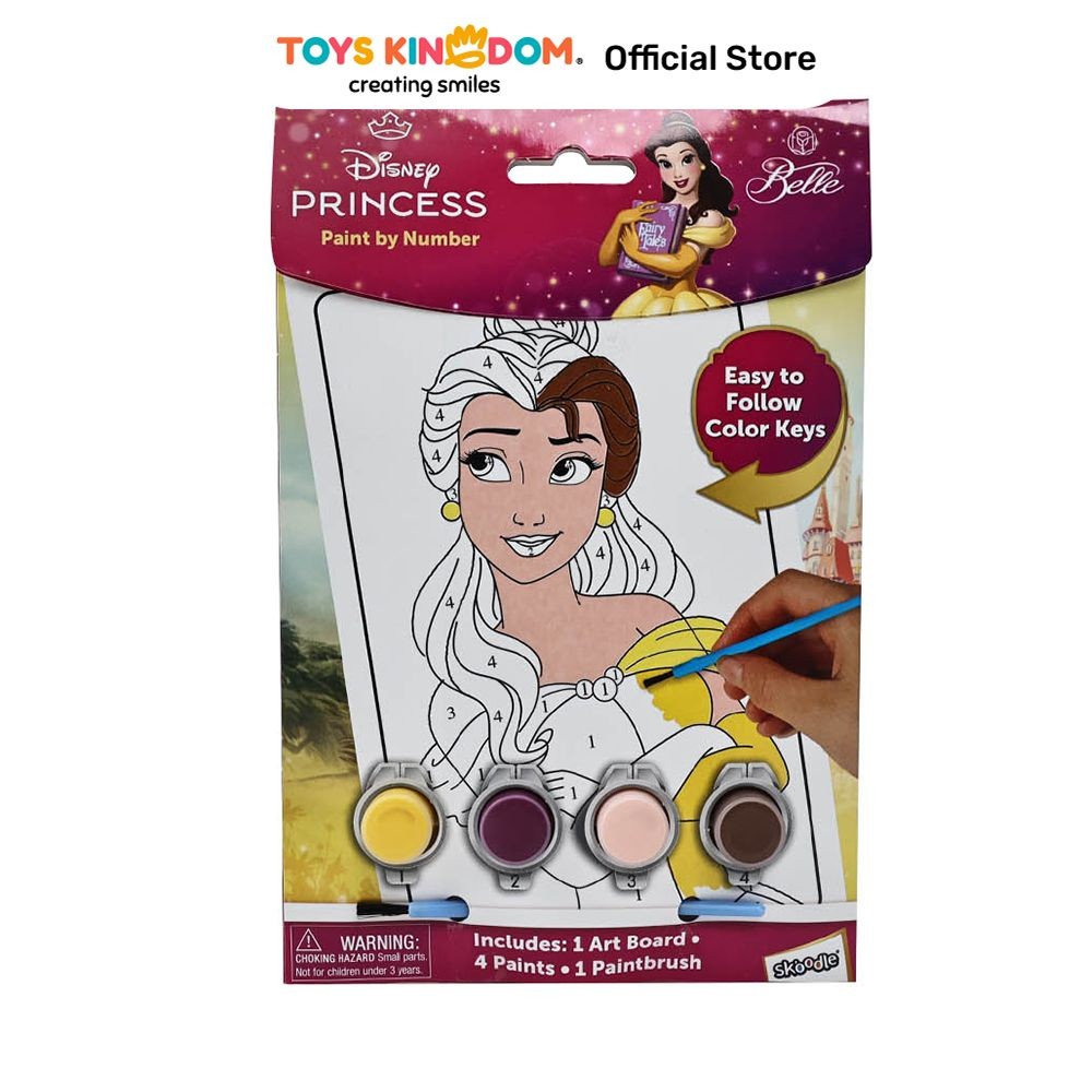 Jual Toys Kingdom Red Ridge Set Paint By Number Disney Princess Belle ...
