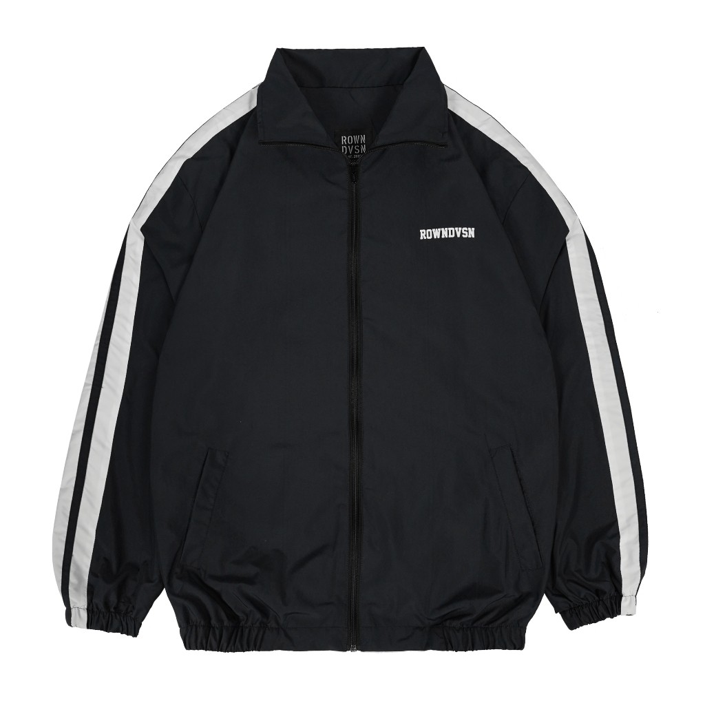 Jual Rown Division Tracksuit Tracktop Jacket || Verdan Black | Shopee ...