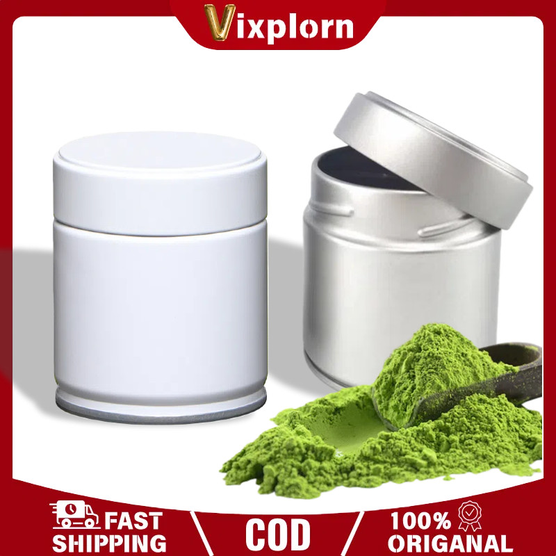 Jual Vixplorn Metal Matcha Cannister / Matcha Storage Tin / Airtight ...