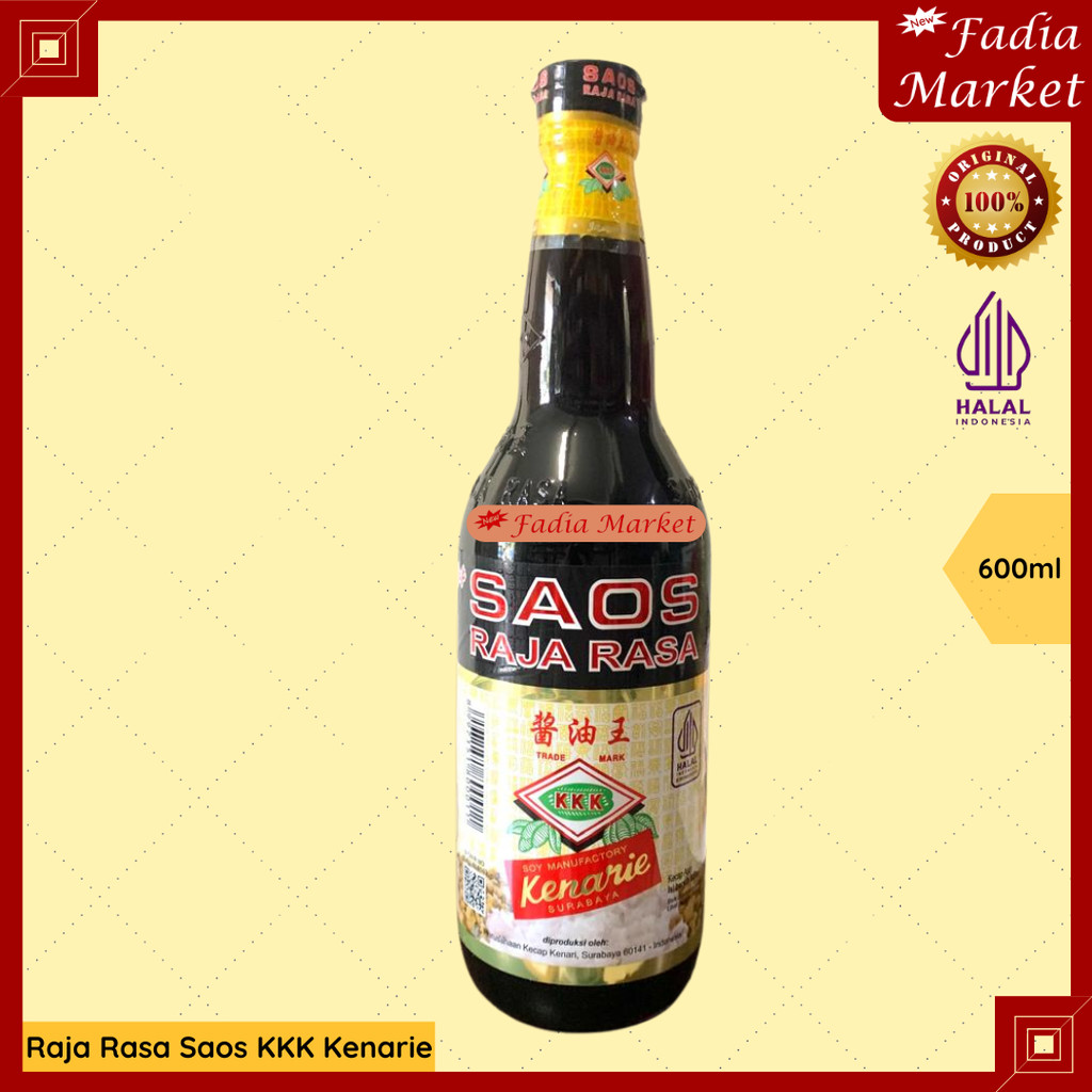 Jual Raja Rasa Saos 600ml KKK Kenarie – Saus Serbaguna Gurih Nikmat ...