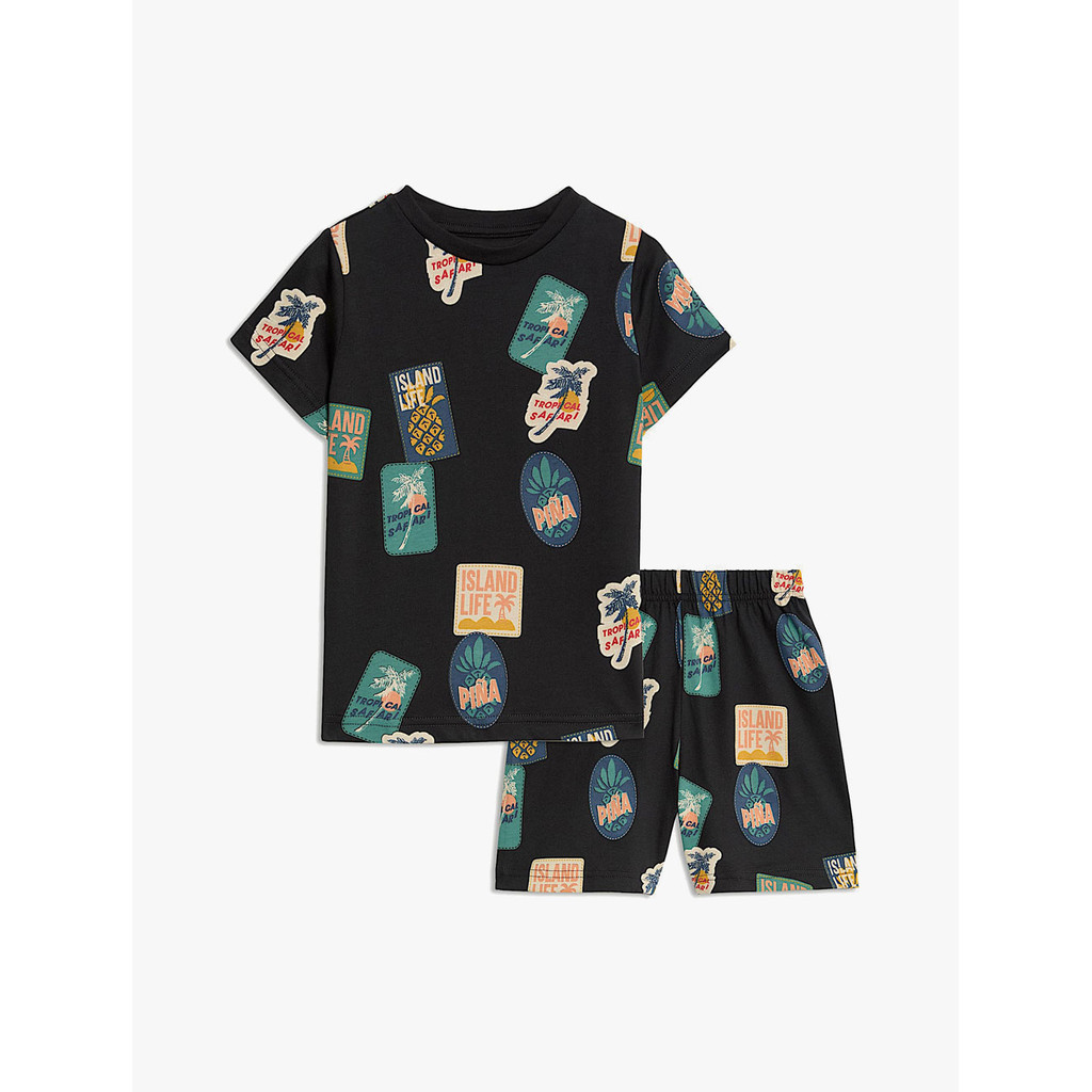 Jual M&S - Pakaian Tidur Anak - Pure Cotton Pineapple Pyjamas | Shopee ...