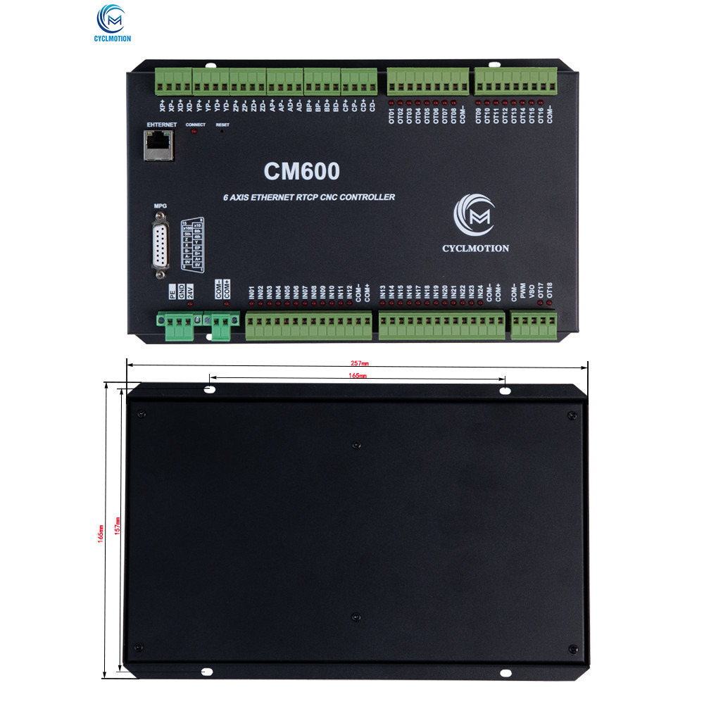 Jual RTCP CNC Controller CM600 6 Axis Support macro program secondary ...