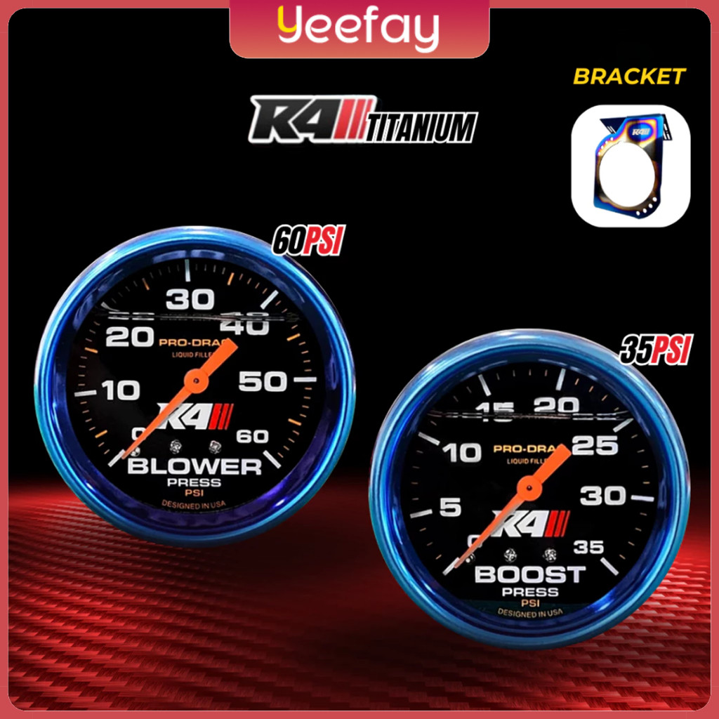 Jual BOOST METER R4 35 DAN 60 PSI ORIGINAL THAILAND | Shopee Indonesia