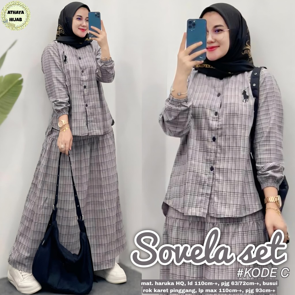 Jual Setelan Rok Wanita Modis Sovela – Cocok untuk Gaya Santai maupun ...