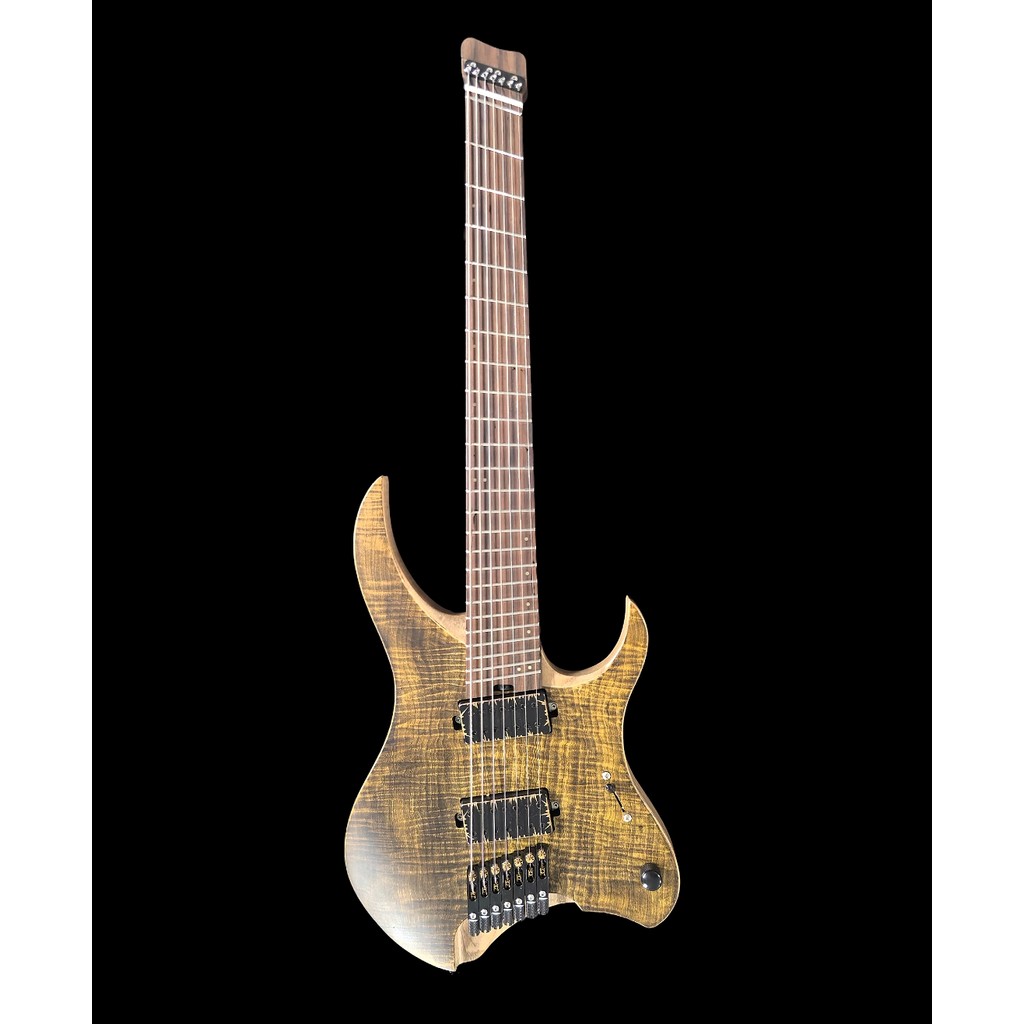 Jual Headless guitar 6 strings Headless guitar Aged guitar Flamed Maple ...