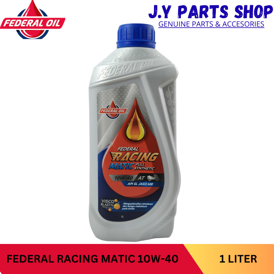 Jual OLI FEDERAL RACING MATIC 10W-40 FULL SYNTHETIC 1L | Shopee Indonesia