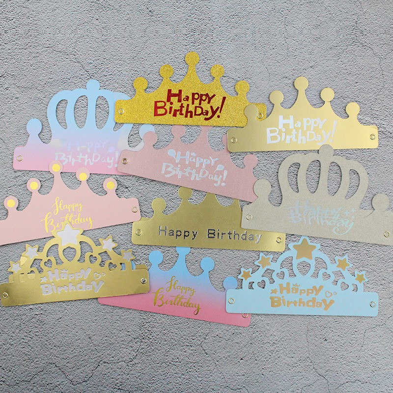 Mahkota Crown Kertas Ulang Tahun