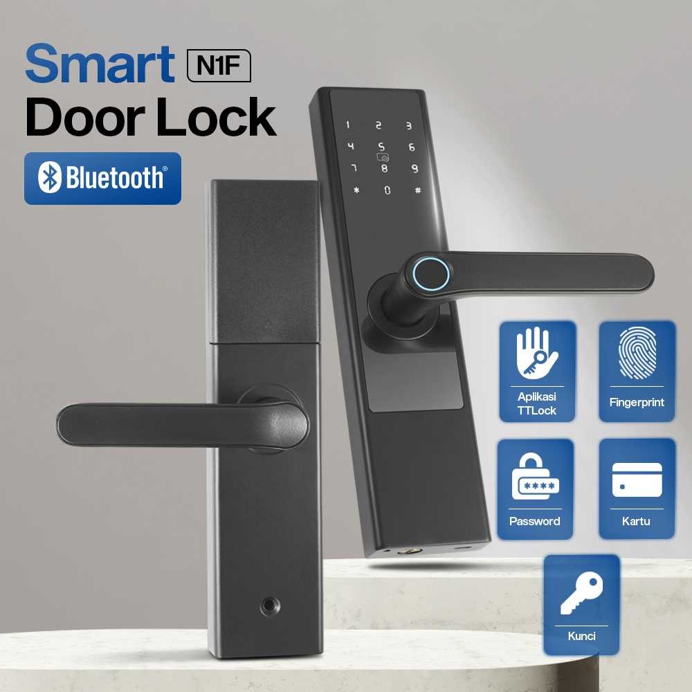 Jual Digap Smart Door Lock TTLock App Fingerprint Password Card - N1F ...