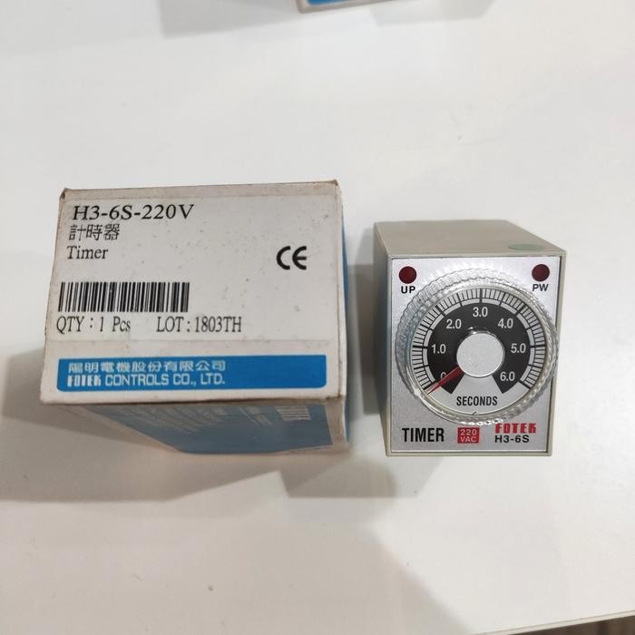 Jual TIMER FOTEK H3-6S-220V / H3 6S 220VAC / H3 6 DETIK AC220V | Shopee ...