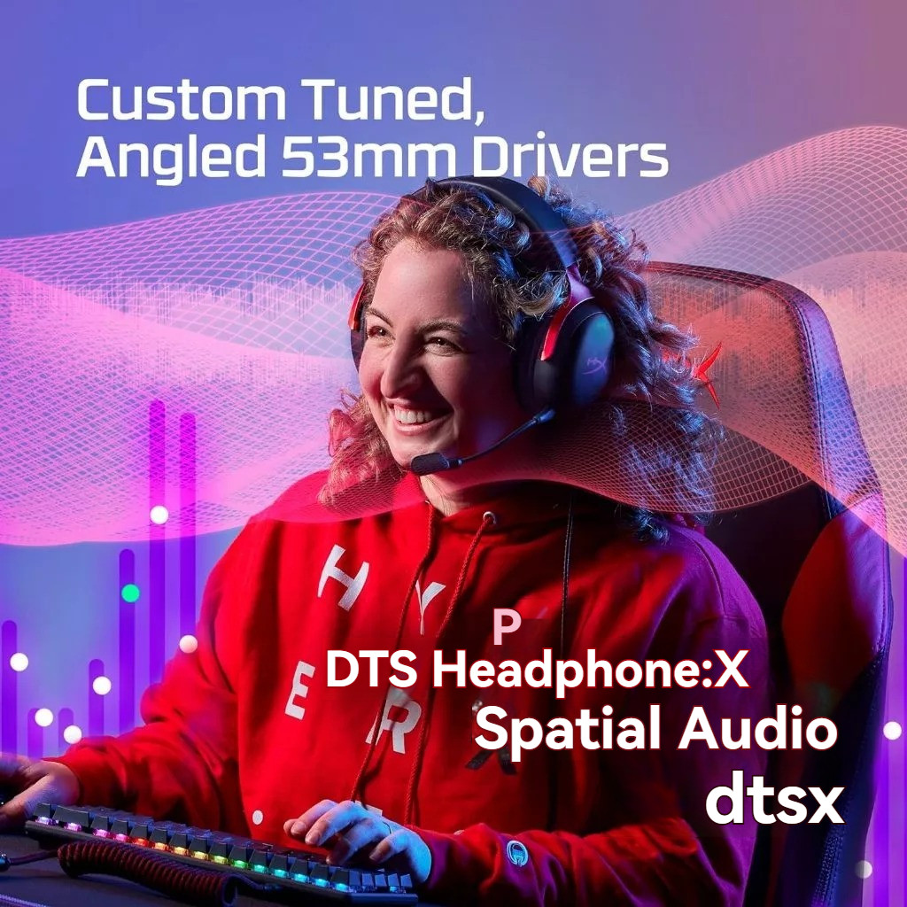 Jual Wired Gaming Headset HyperX /Cloud /3 /III With DTS Sound Mic ...