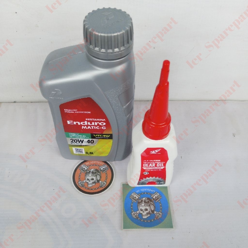 Jual PAKET HEMAT OLI MESIN PERTAMINA ENDURO+OLI GARDAN/OLI GEAR AHM