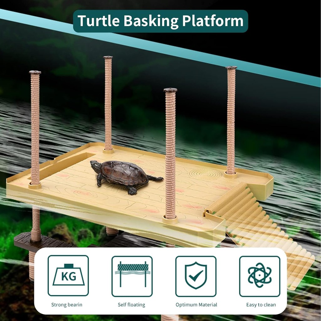 Jual Tortoise Floating Platform Turtle Tank Brazilian Terrapin Float ...