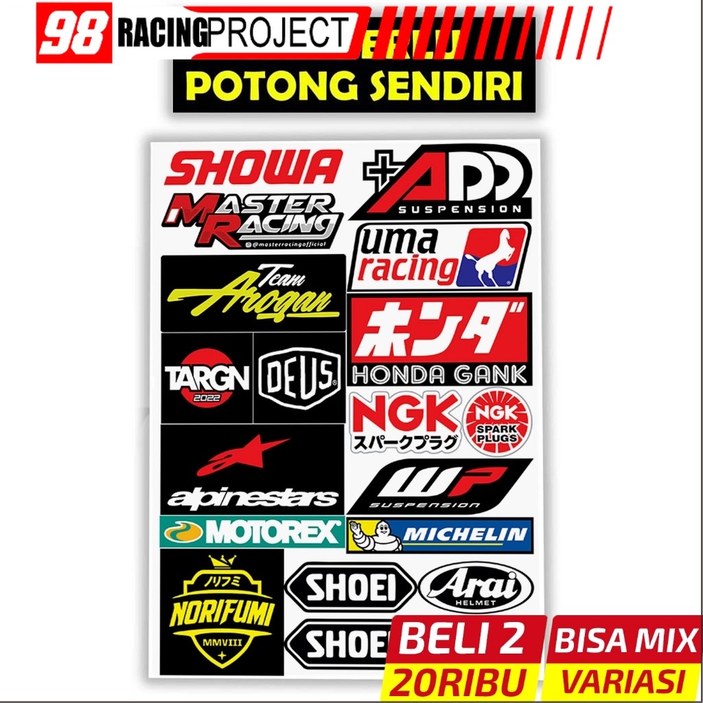 Jual Stiker Motor, Sticker Motor, Stiker Motor Keren, Stiker Racing ...
