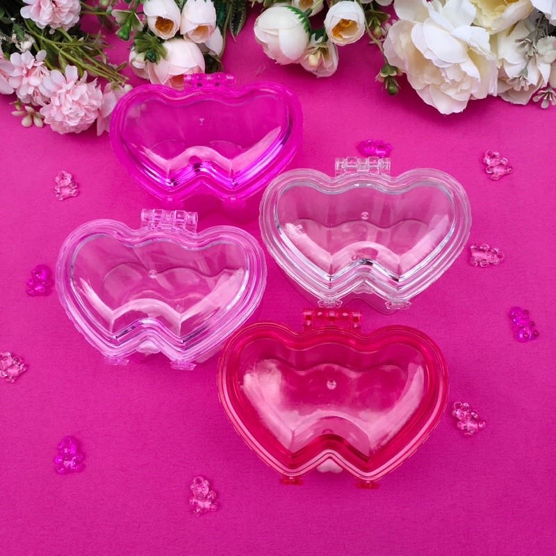 Jual Tiny Mini heart Box / Tempat penyimpanan bentuk HATI LOVE HEART ...
