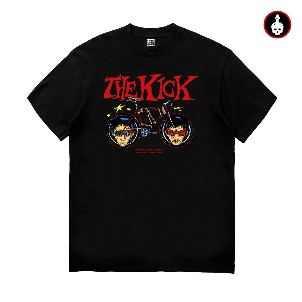 Jual (COD) Tshirt The Kick - Orgasme Dengan Sepeda (Kaos Band Original ...