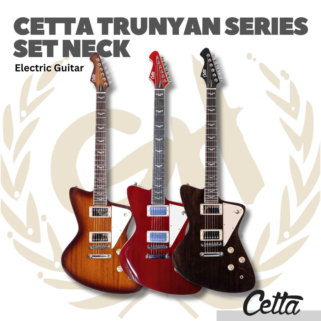 Jual CETTA TRUNYAN SERIES SET NECK ELECTRIC GUITAR - GITAR ELEKTRIK ...