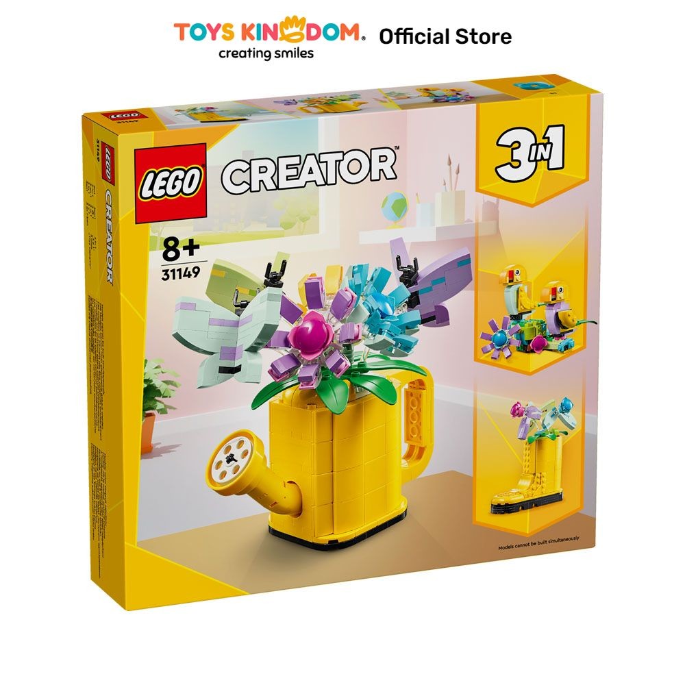 Jual Toys Kingdom LEGO Creator 3 In 1 Flowers In Watering Can 31149 ...