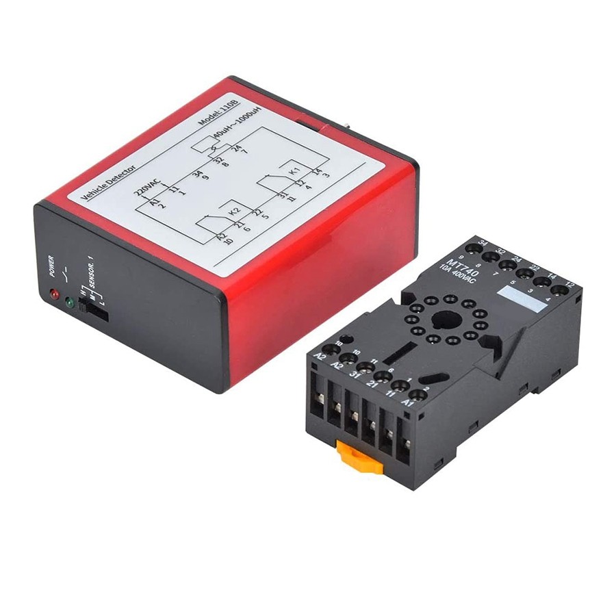 Jual IDUD 110B Vehicle Detector AC220V Single Channel Inductive Vehicle ...