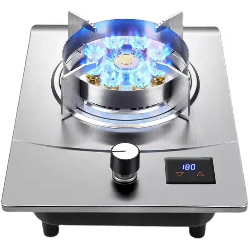 Jual Portable Stainless Steel Single Burner Gas Stove With Timer ...