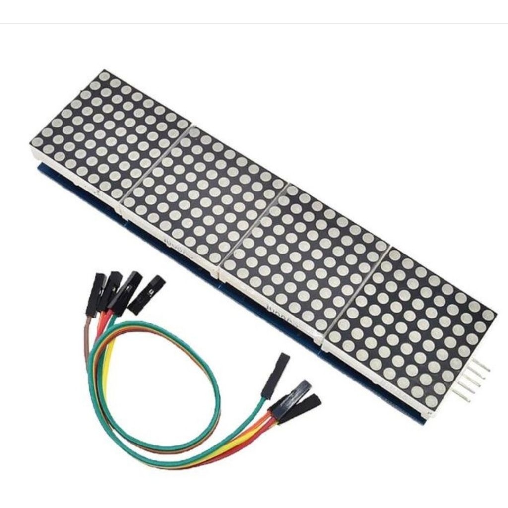 Jual Max7219 display Module Led Matrix 32x8 arduino Uno mega | Shopee ...