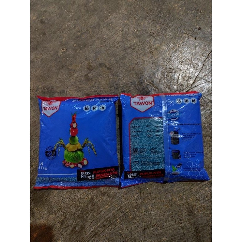 Pupuk NPK TAWON 16-16-16 Berat 1 Kilogram kemasan pabrik