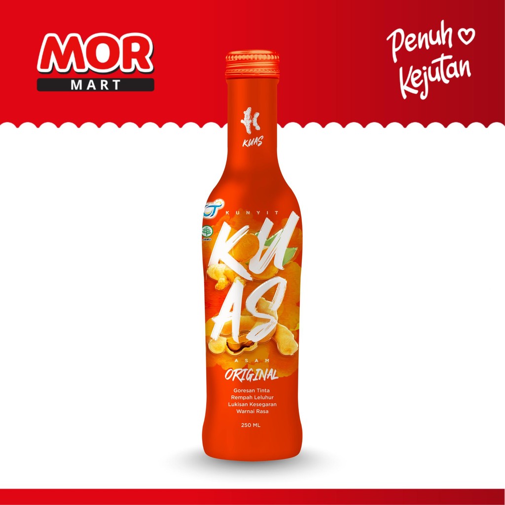 Jual KUAS Asam Kunyit Rasa ORIGINAL 250 ml | Shopee Indonesia