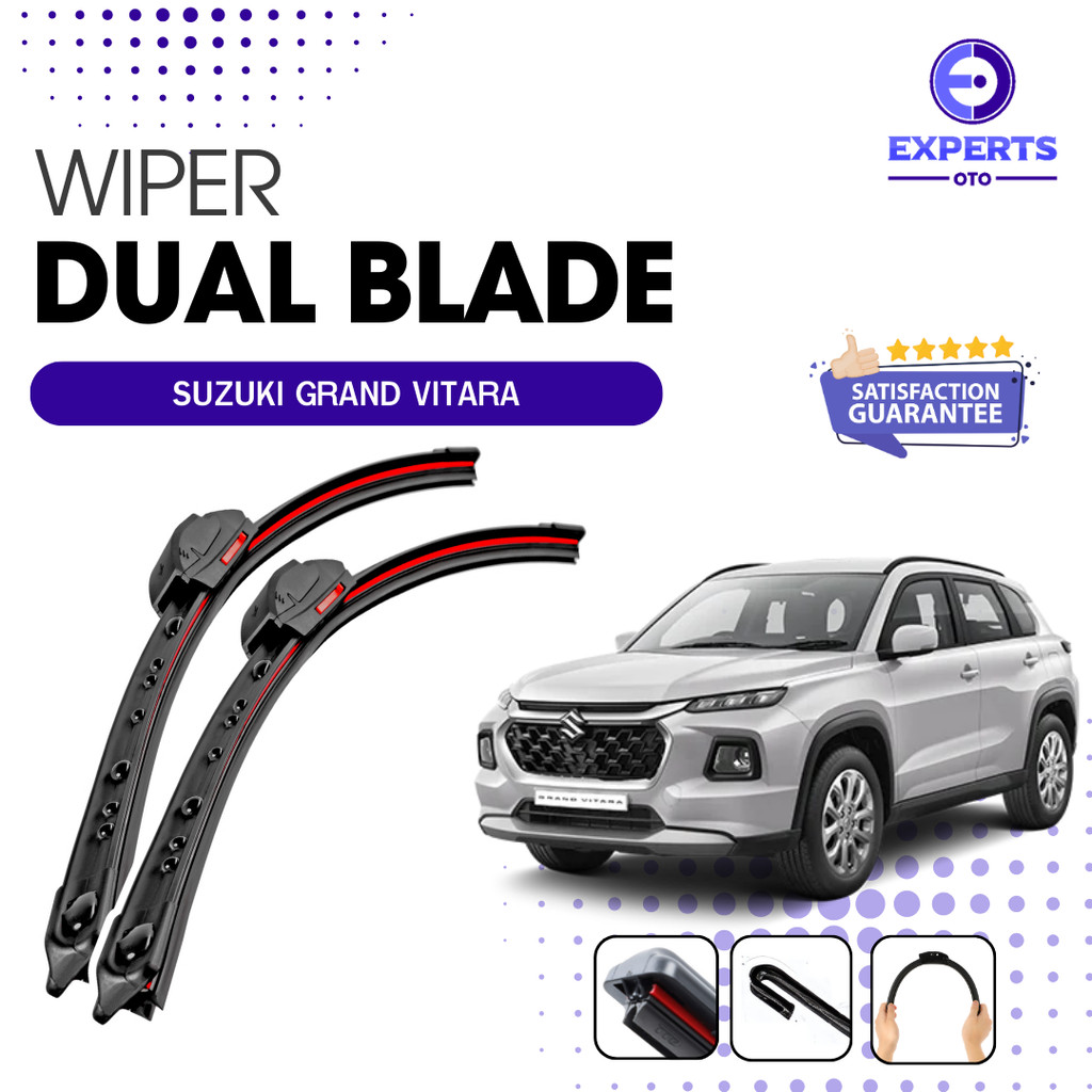Jual Wiper Mobil Dual Blade - Suzuki Grand Vitara - Frameless Double ...